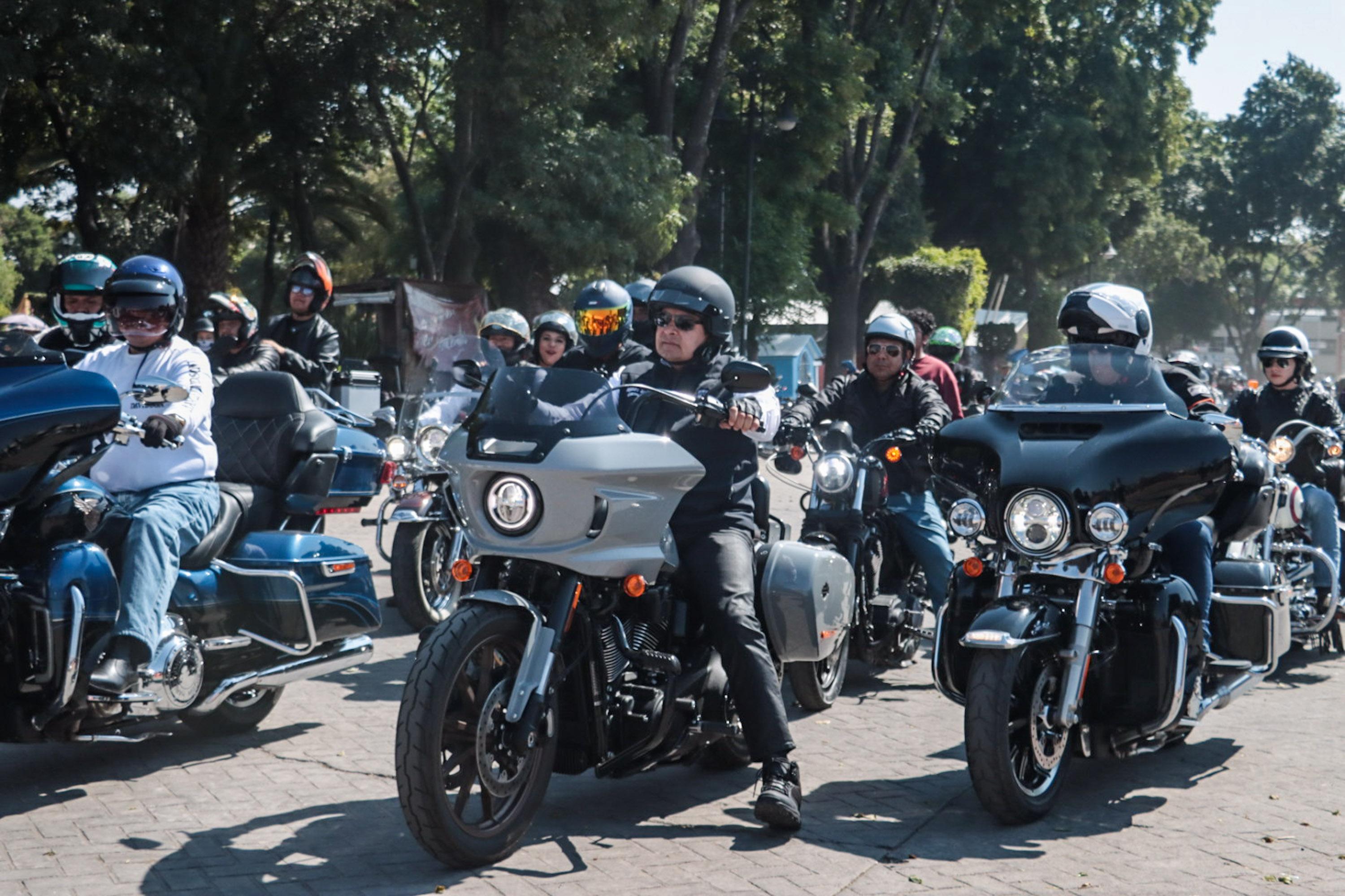 Rugieron los motores de tres mil Caballos de Acero en San Pedro Cholula.