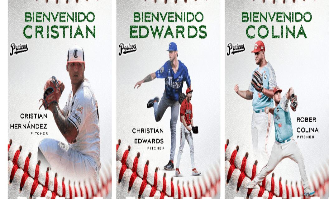 Edwards, Colina y Hernández, arriban a la pretemporada de Pericos.