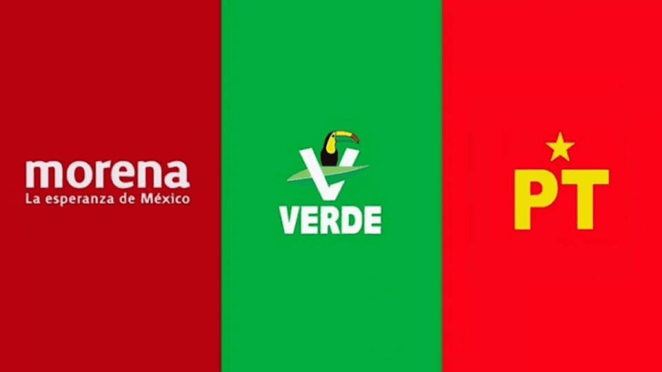 Palacio Nacional, sede de la reunión de Morena, PT y PVEM para abordar la reforma electoral.