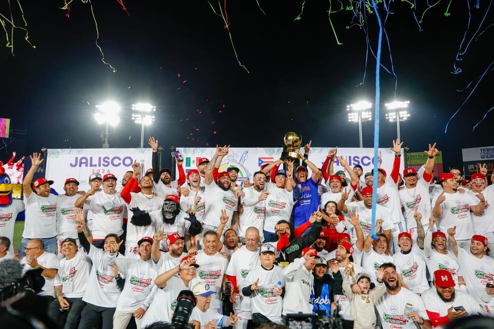 México campeón de la Serie del Caribe con los Charros de Jalisco.
