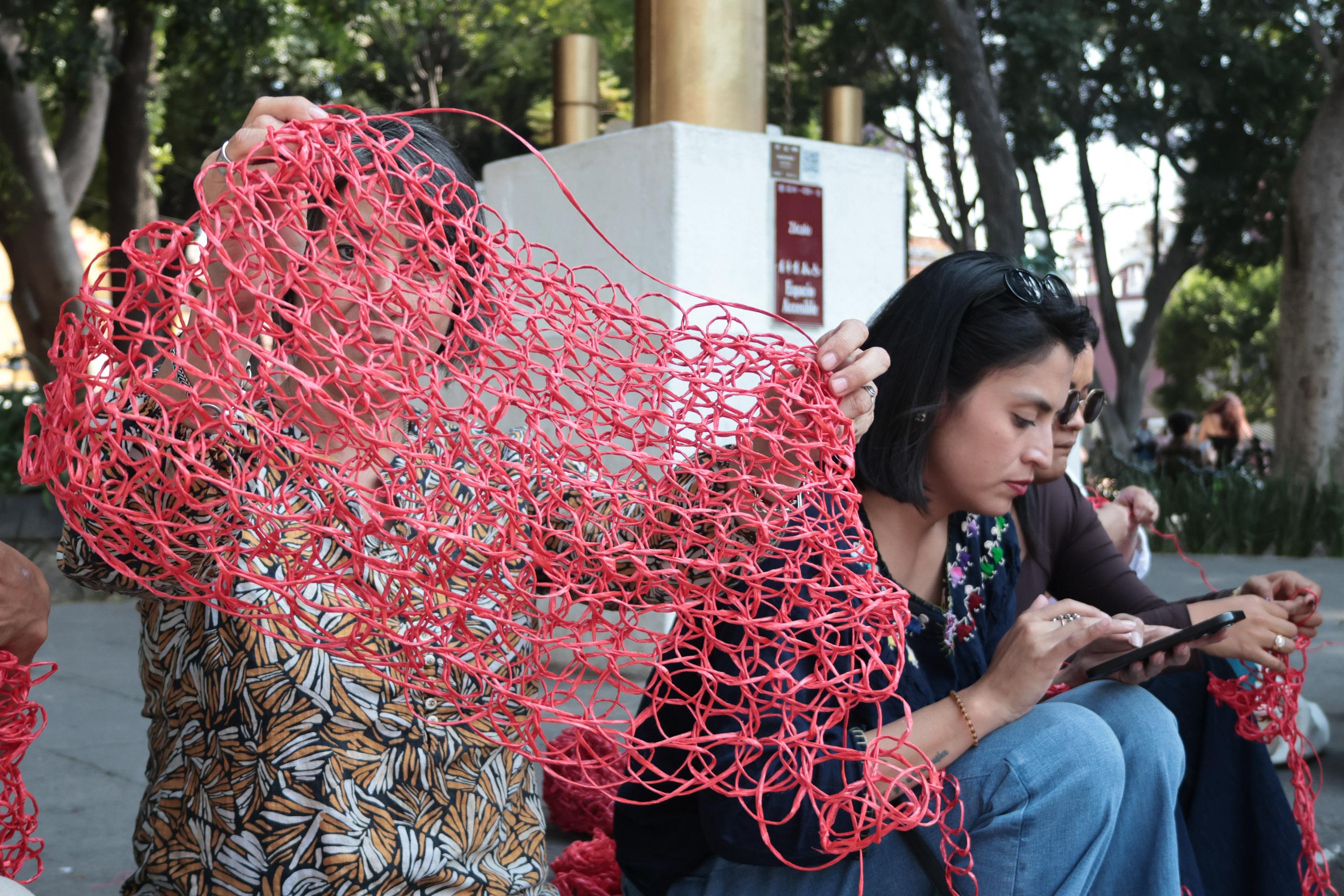 En el zócalo de Puebla se realiza el proyecto "Sangre de mi Sangre".