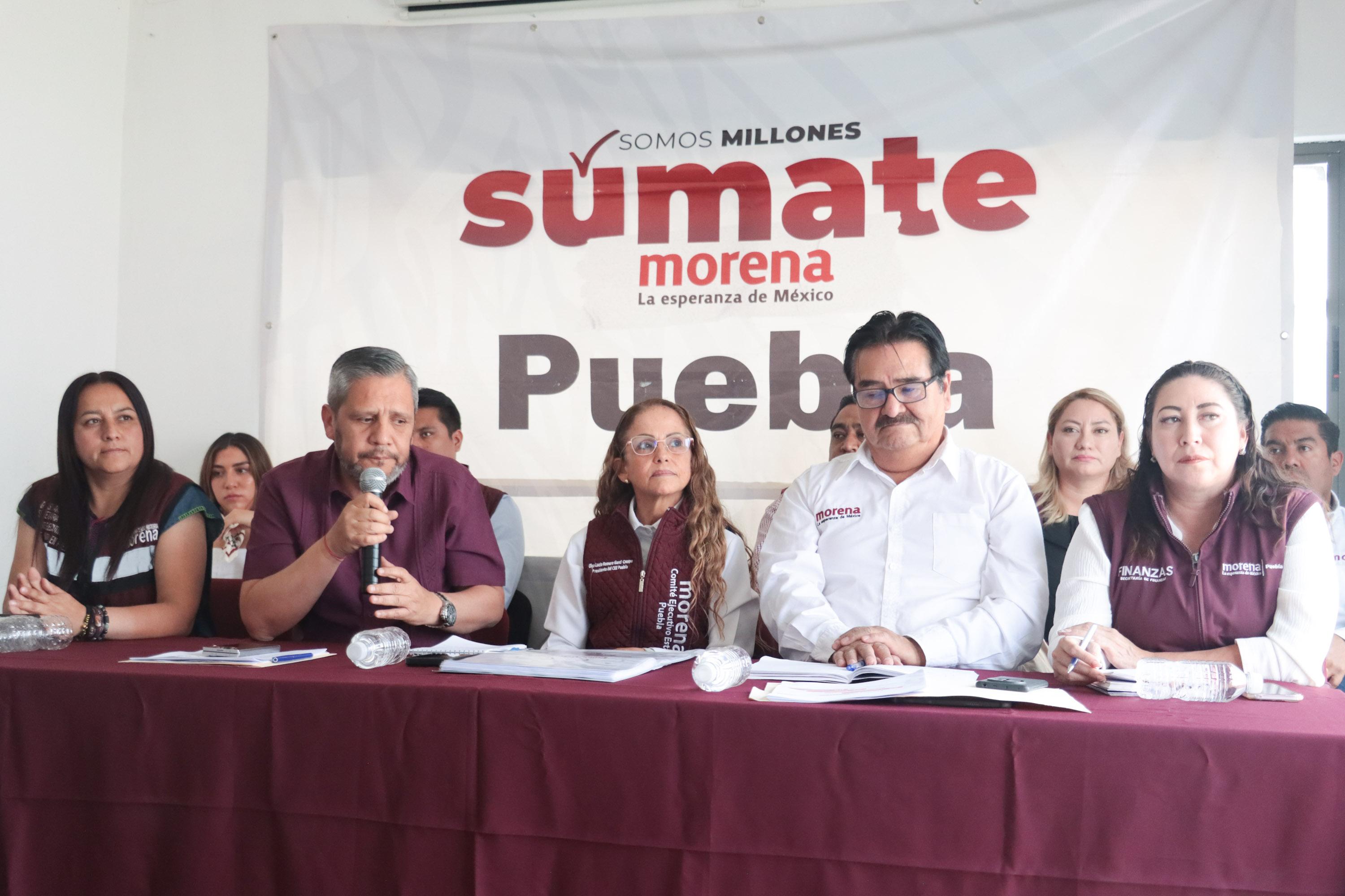 Ratifica Morena Puebla fechas para el registro a coordinaciones.