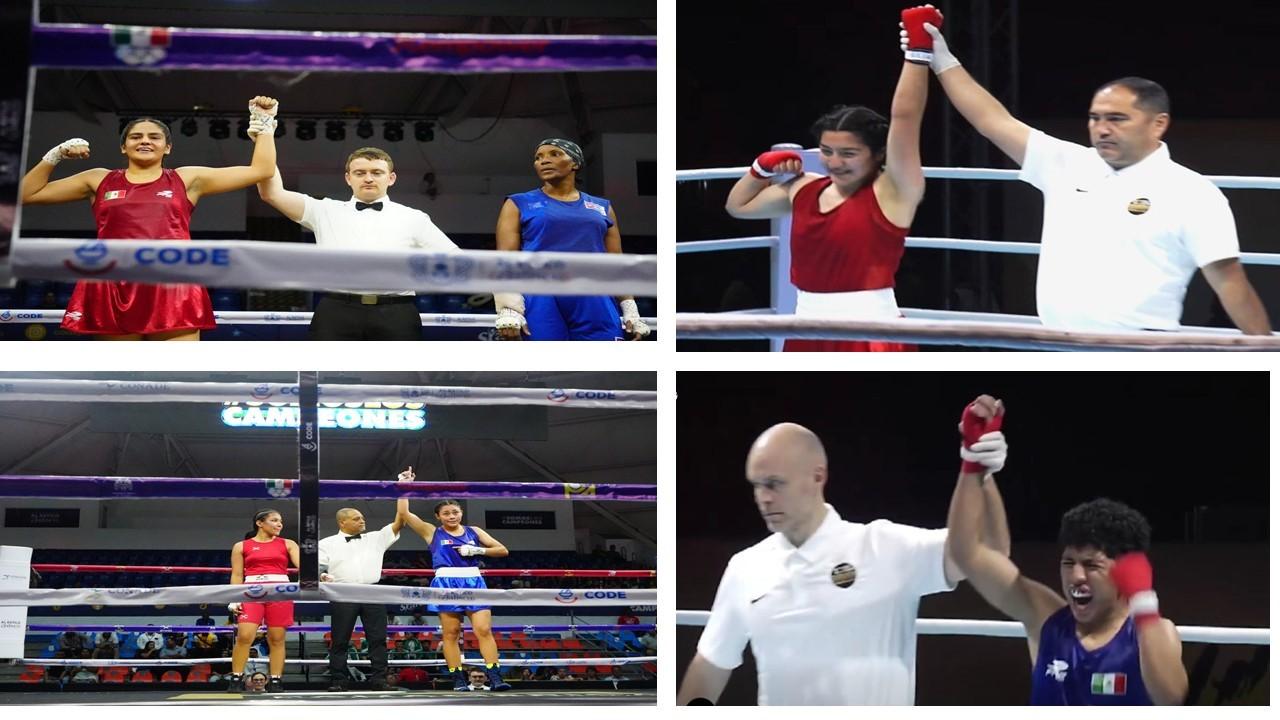 Boxeadores mexicanos Ramírez y Bibriesca aseguran bronce en Tailandia.
