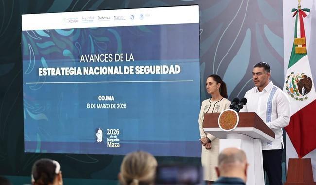 Colima contribuye a la reducción anual del 26% en homicidios dolosos.