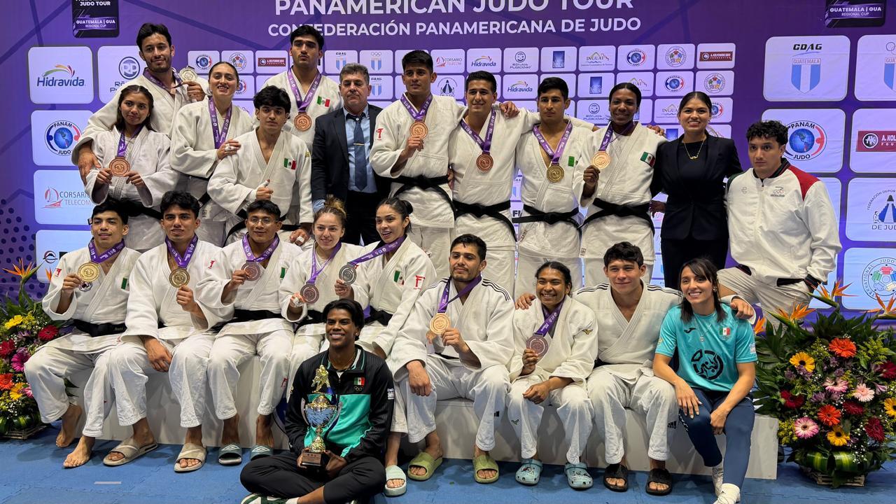 Judo mexicano obtiene 16 medallas en torneos internacionales.