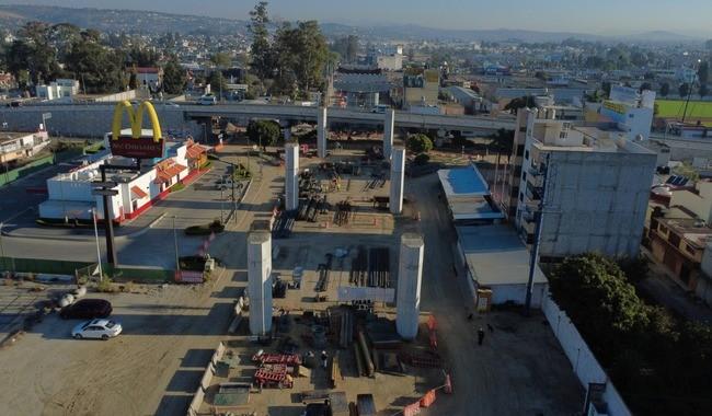 Distribuidor Santa Ana Chiautempan cuenta con un avance de 42%; beneficiará a 192 mil habitantes.