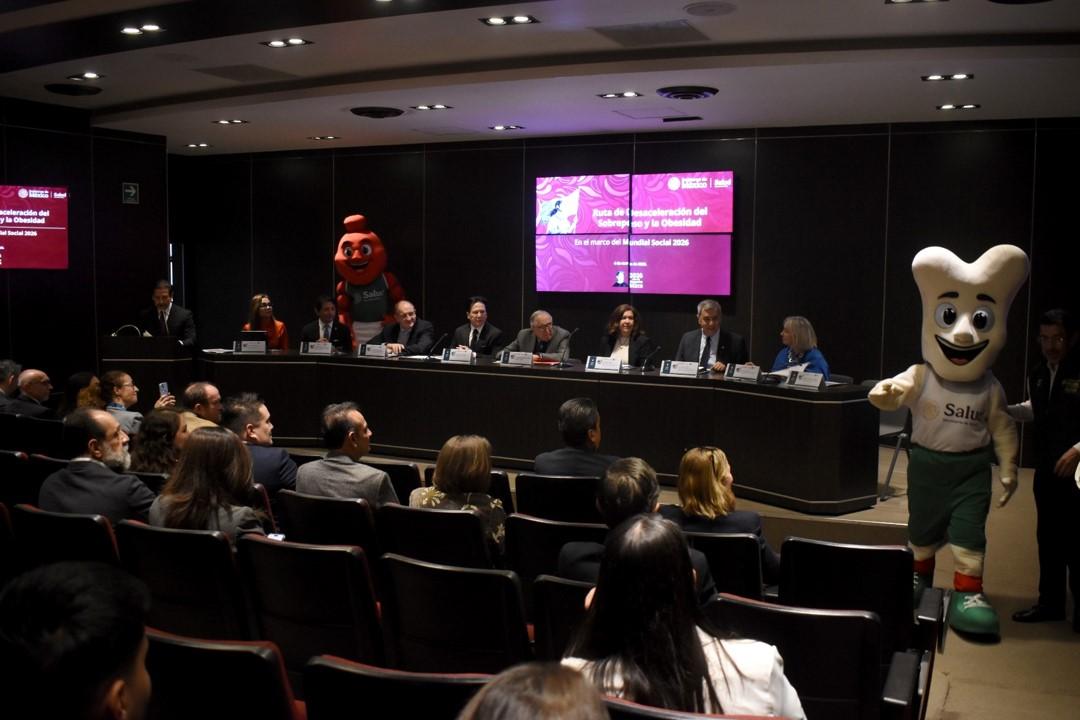 Salud presenta Estrategia de Desaceleración del Sobrepeso y la Obesidad en México.