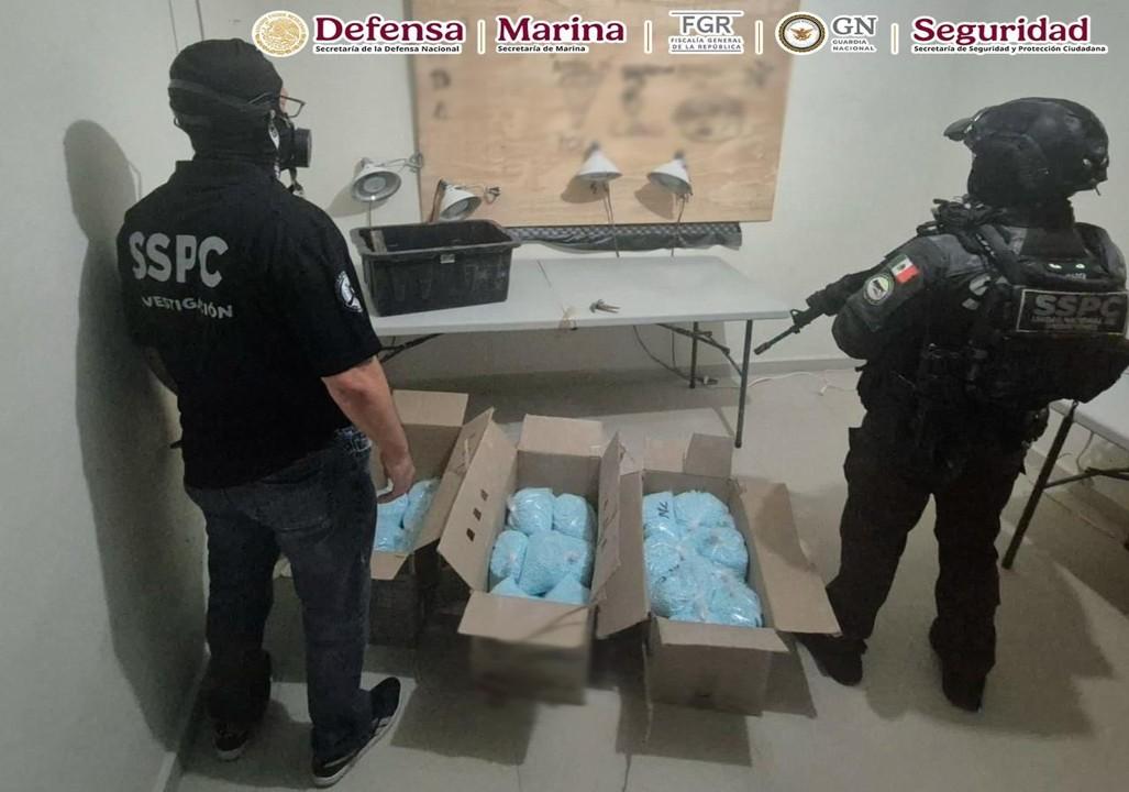 Detienen a seis personas dedicadas a la distribución de drogas sintéticas en Colima.