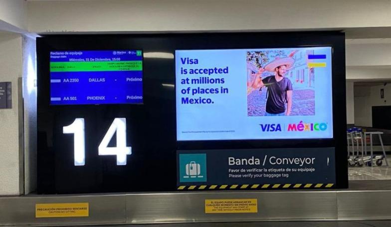 Sectur y Visa impulsan promoción de la Marca México en principales aeropuertos del país.