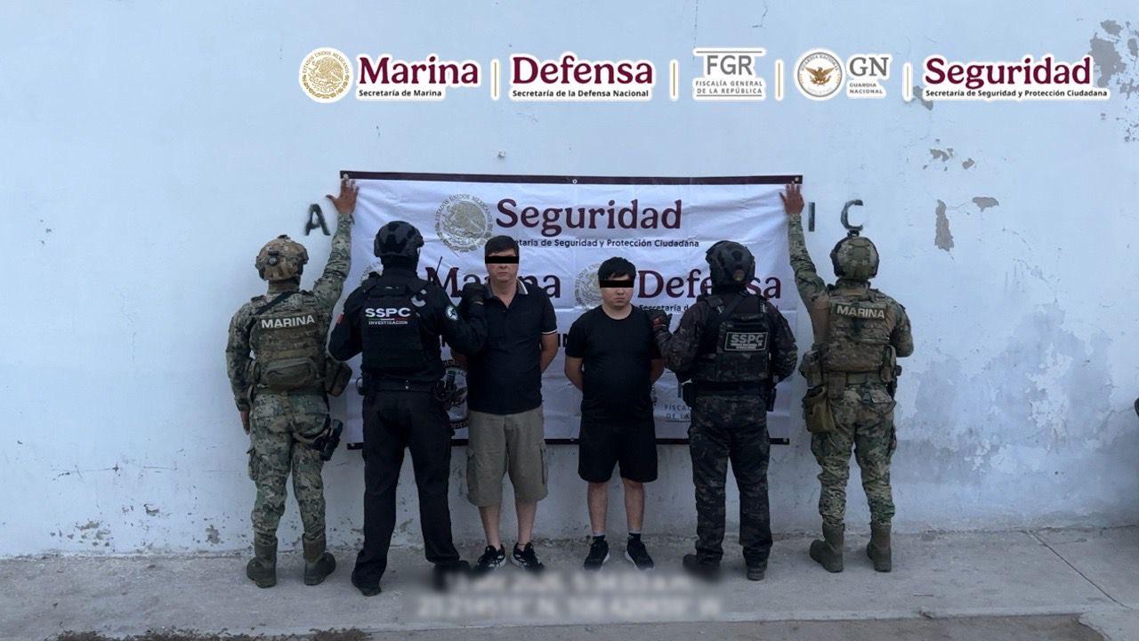 En Sinaloa, detienen a dos sujetos vinculados a Los Chapitos.