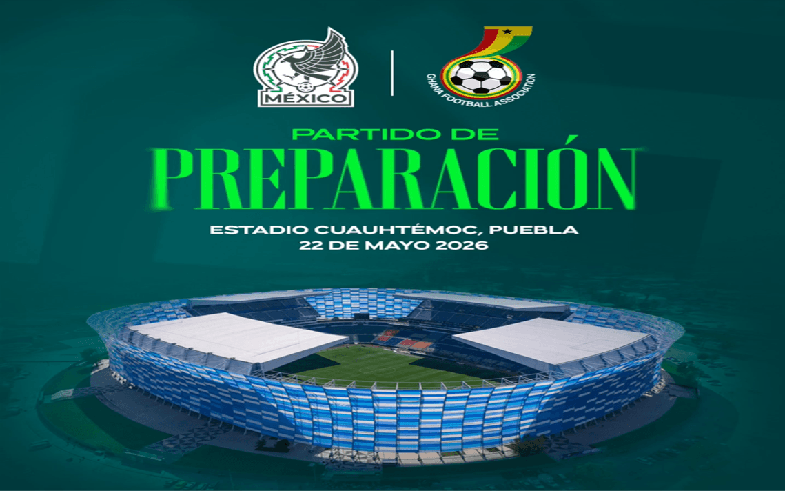 A la venta los boletos para el juego de México vs Ghana en Puebla.