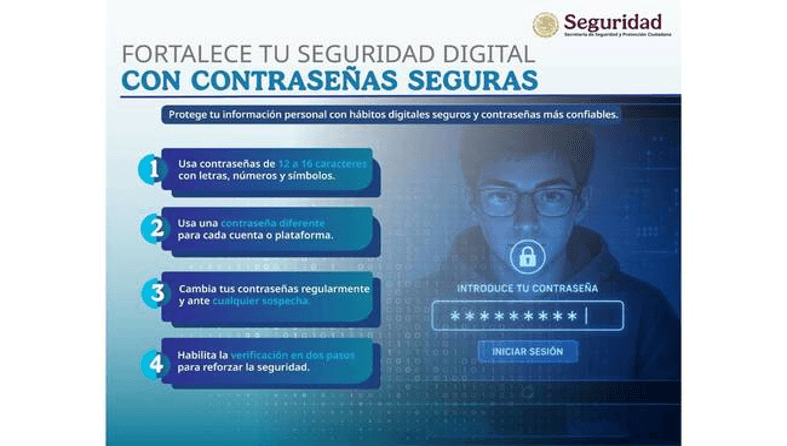 La SSPC emite recomendaciones para fortalecer la seguridad digital.
