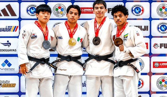 Eduardo Sagastegui, campeón del Panamericano Junior de Judo 2026.