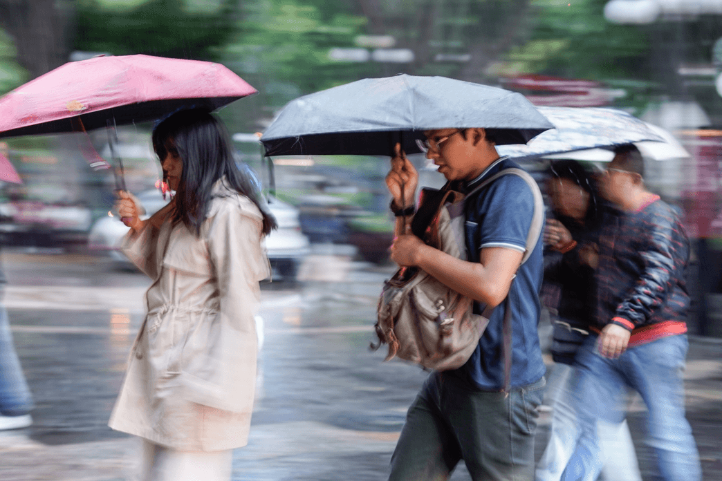 Activan Alerta Naranja y Amarilla por lluvias y caída de granizo en la CDMX.