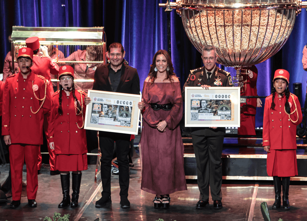 Armenta encabeza Premio Mayor de la Lotería Nacional.