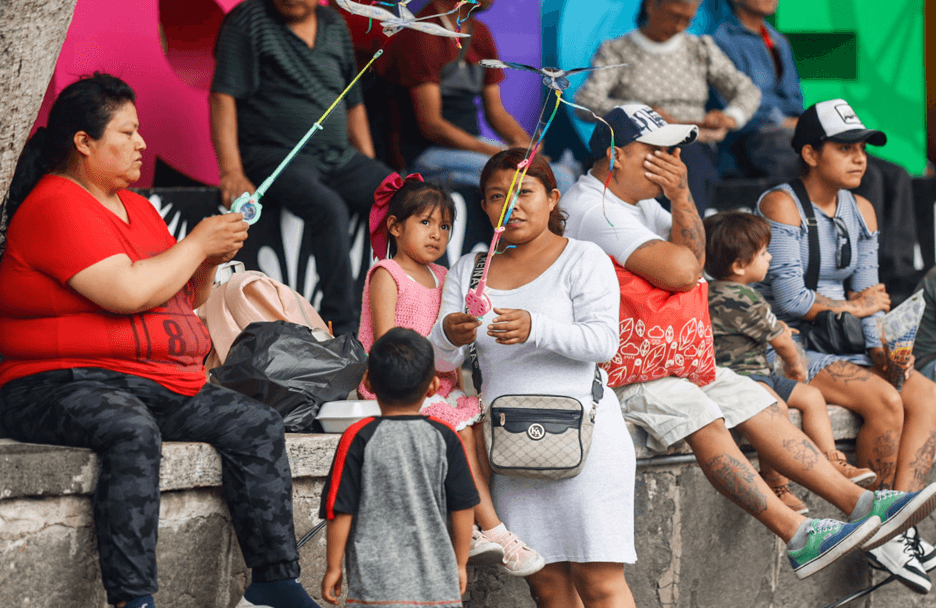 Así festejaron los poblanos el Día de las Madres.
