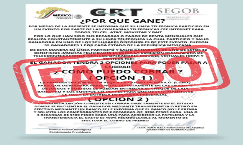 Alertan de nueva modalidad de fraude vinculada a líneas telefónicas.