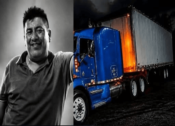 Compañeros despiden a Edmundo, trailero originario de Tehuacán.