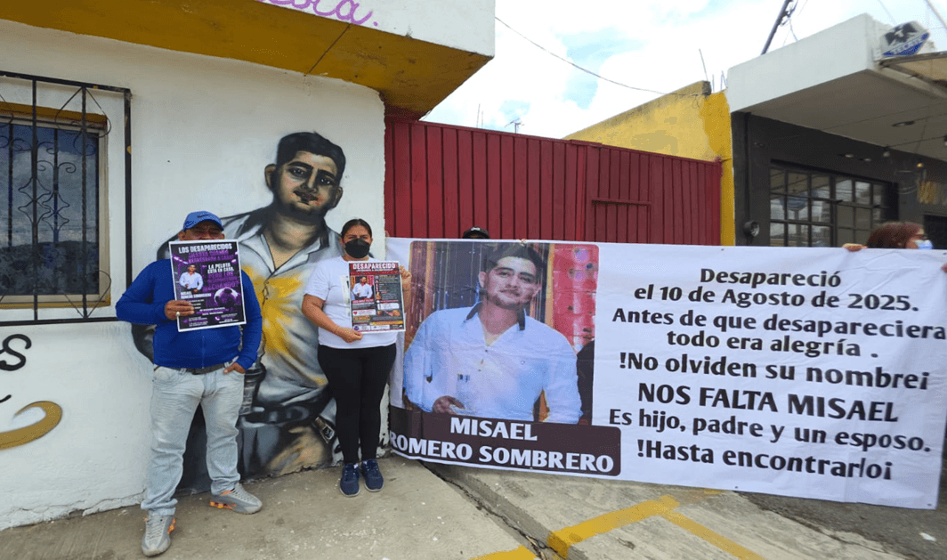 En Amozoc, familia de Misael Romero piden que regrese a casa con vida.