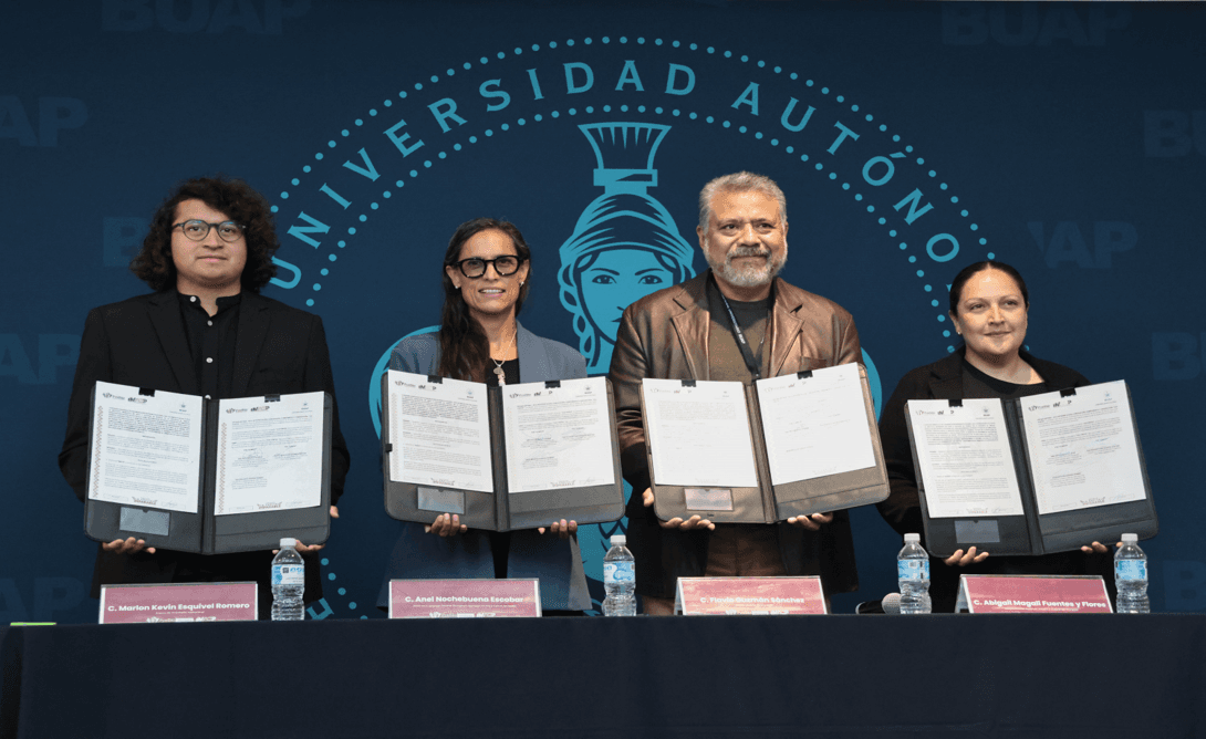 IMACP y BUAP signan convenio de colaboración en favor de la cultura.