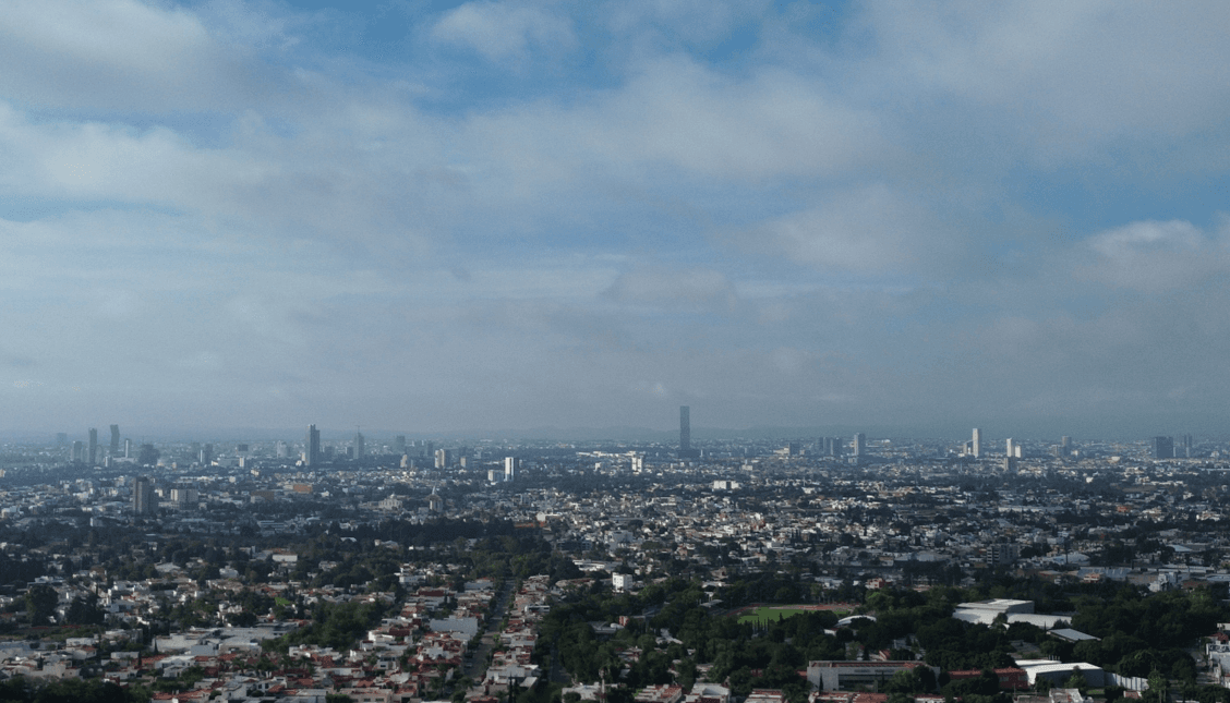 Clima nublado prevalece en la Zona Metropolitana de Puebla.
