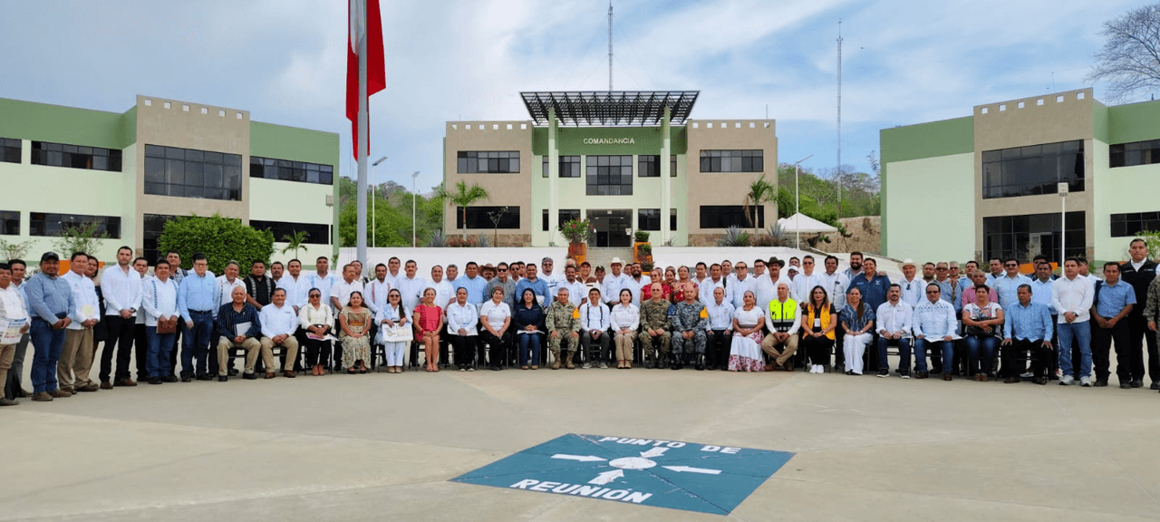 Instalan primer puesto de comando en Oaxaca por temporada de lluvias y ciclones 2026.