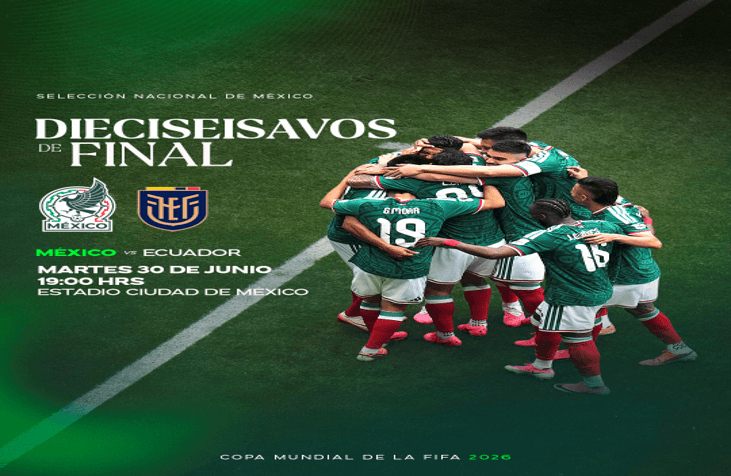 Oficial: México vs Ecuador en los dieciseisavos de final del Mundial.