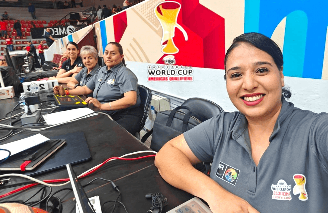 Arbitraje poblano llega a las ventanas clasificatorias rumbo al Mundial FIBA 2027.