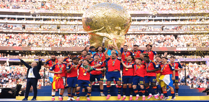 Ganó el futbol, España campeona del Mundo.