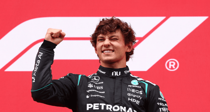 Kimi Antonelli supera a Leclerc y gana el GP de Bélgica.