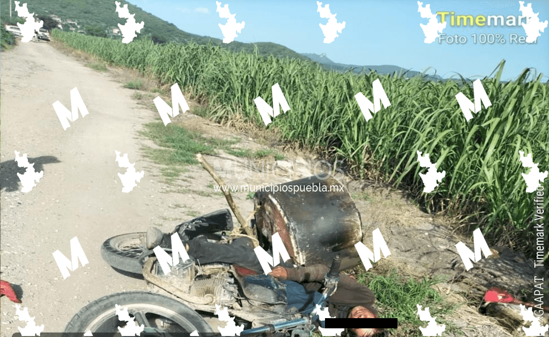 Ejecutan a hombre en camino que conduce a Chietla.