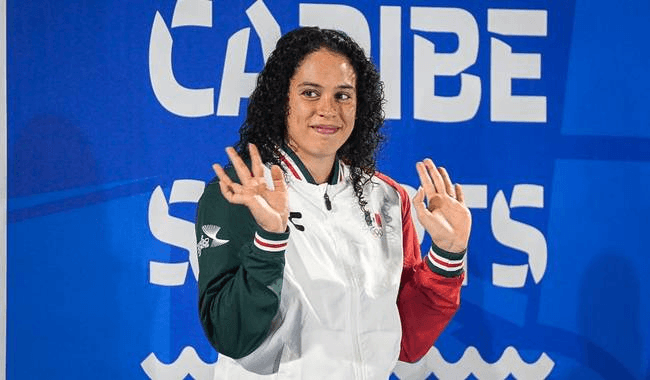 México firma segunda jornada de ensueño en la natación de Santo Domingo.