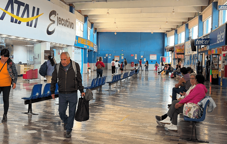 Afluencia en Central de Autobuses de Tlaxcala aún no repunta durante vacaciones.