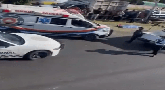 Es atropellado trabajador del ayuntamiento de San Andrés Cholula y pierde la vida.