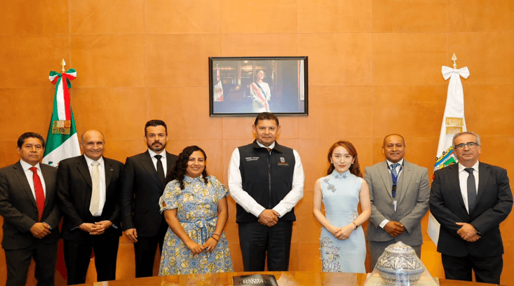 Sostiene Alejandro Armenta reunión con empresa china JY Automotive.