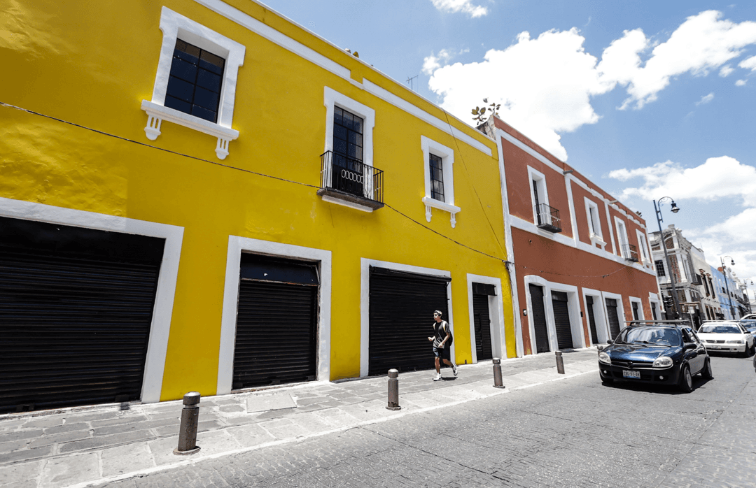 Así lucen las casonas rehabilitadas en el Centro Histórico de Puebla.