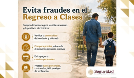 De esta manera puedes evitar fraudes en este regreso a clases.