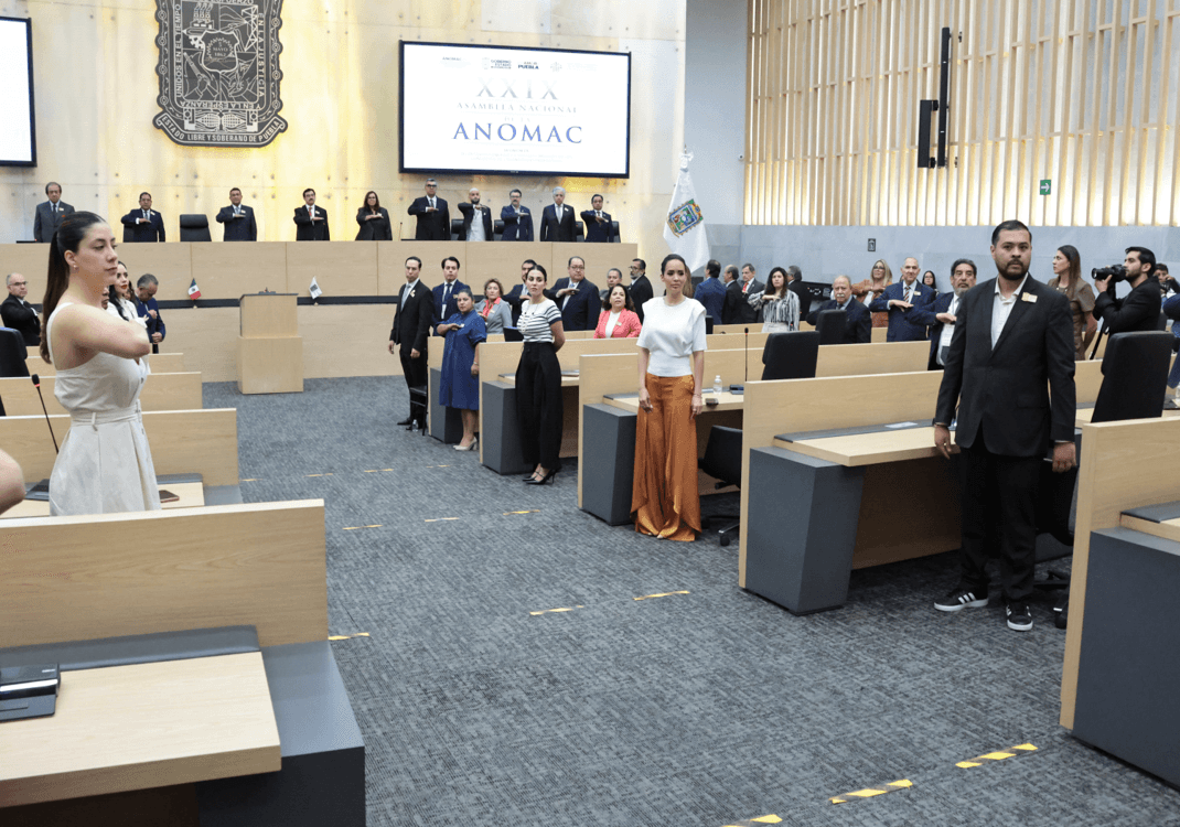 Inauguran en el Congreso de Puebla Asamblea Nacional de la ANOMAC.