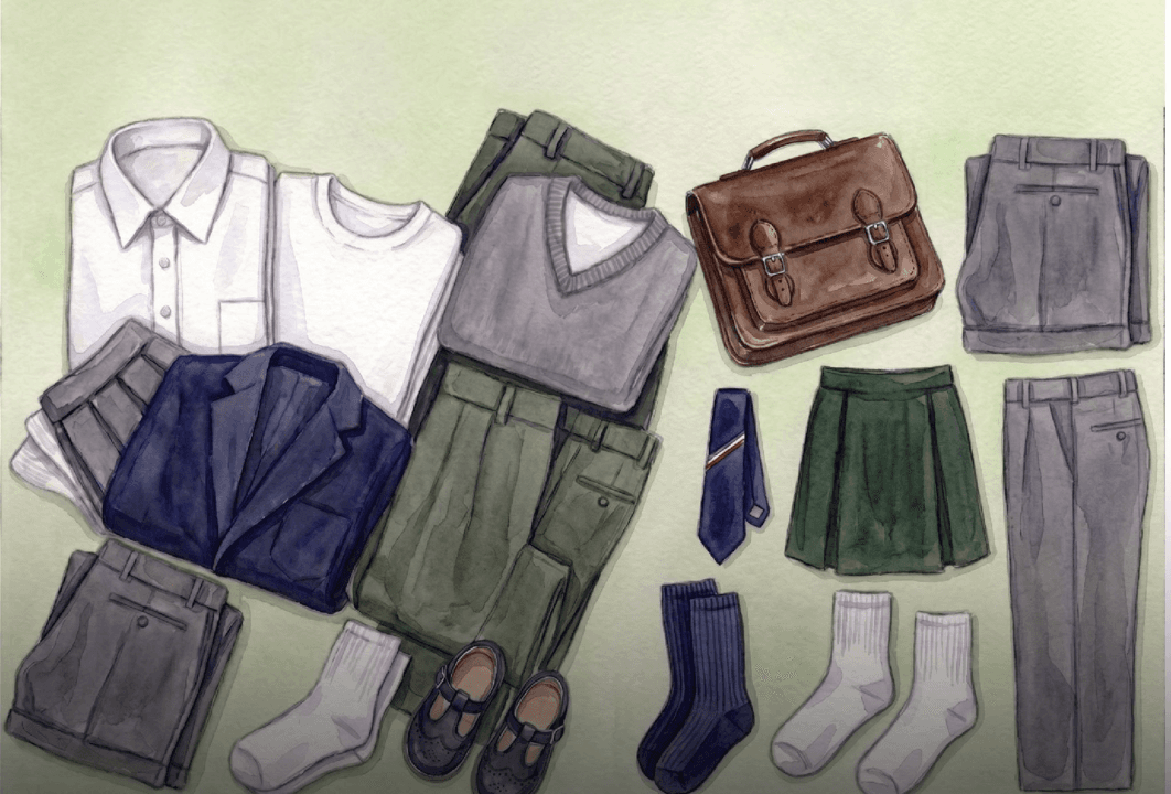 Uniforme escolar, un rubro más a considerar en el presupuesto de regreso a clases.