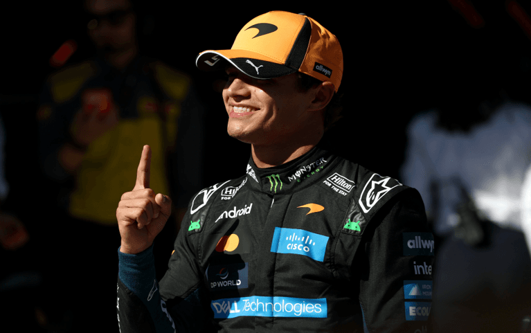 Norris arrebata la pole position a Antonelli en el GP de España.