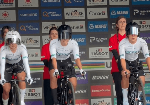 Ciclistas mexicanos con actuación histórica en Mundial de Ruta.