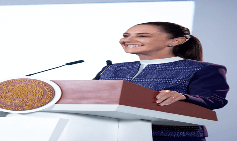 Niega Sheinbaum supuesto pacto con Maru Campos, gobernadora de Chihuahua.