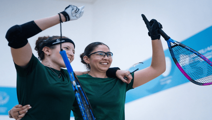 Mexicanas Herrera y Salas, en todo lo alto en IRF World Racquetball Championships.