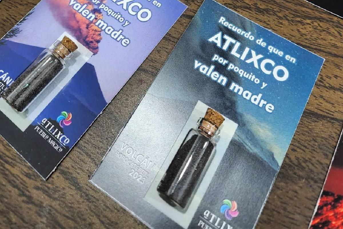En Atlixco venden hasta en mil 500 pesos el kilo de ceniza del Popocatépetl 