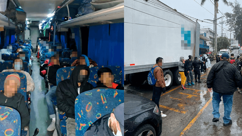 Asegura INM 374 migrantes en Veracruz
