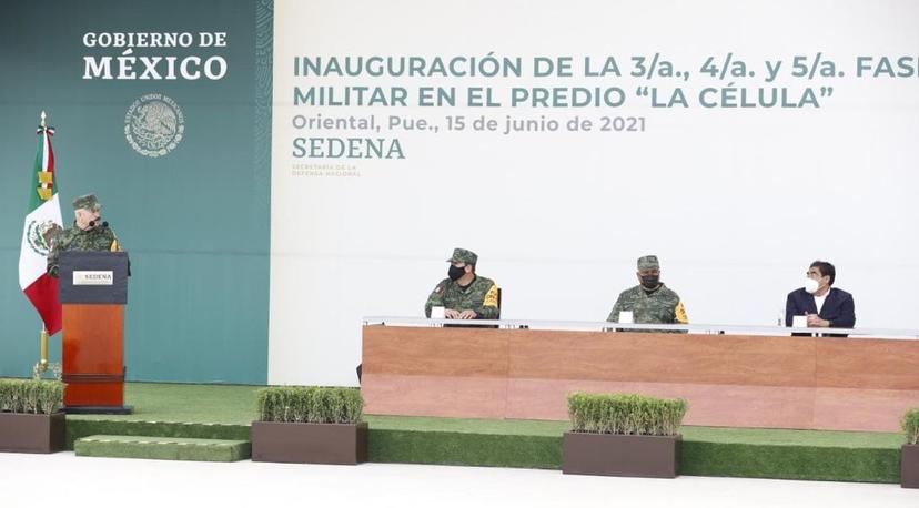 Inauguran Barbosa y Sedena tres fases más en La Célula para la industria militar