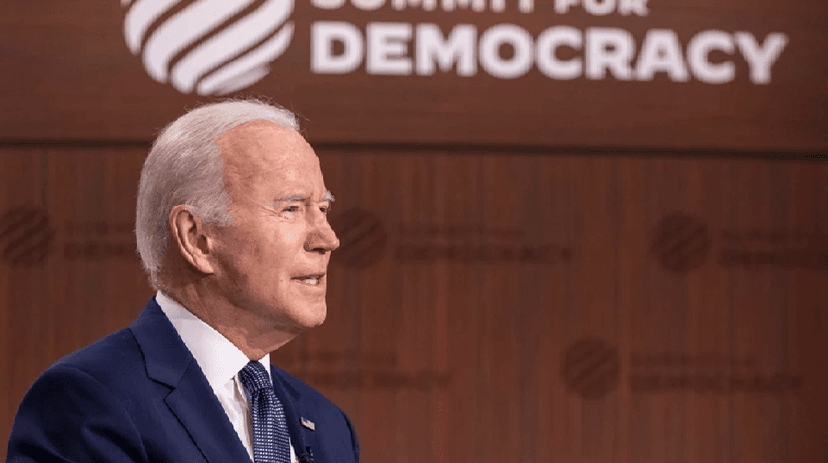 Joe Biden, aseguró que la democracia no ocurre por accidente