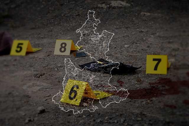 Bajan homicidios en Puebla, solo hubo 15 esta semana