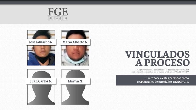 Vinculación a proceso a 4 homicidas en Texmelucan