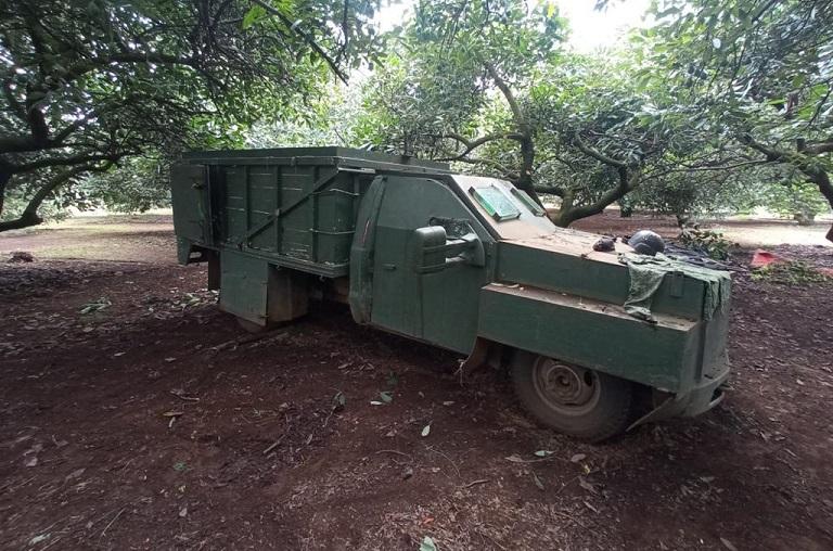 Así se ven los nuevos vehículos monstruo del narco en Michoacán